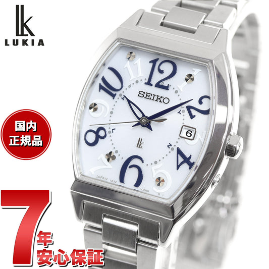 セイコー ルキア SEIKO LUKIA 電波 ソーラー SSVW213 腕時計 レディース Standard Collection トノー型