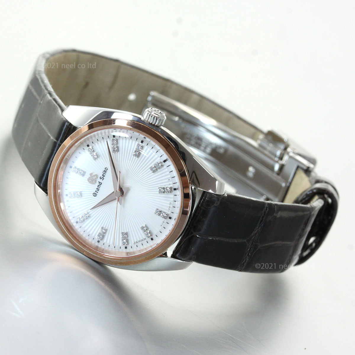 【36回分割手数料無料！】グランドセイコー GRAND SEIKO 腕時計 革ベルト ペアモデル レディース エレガンス Elegance Collection STGF350【正規品】
