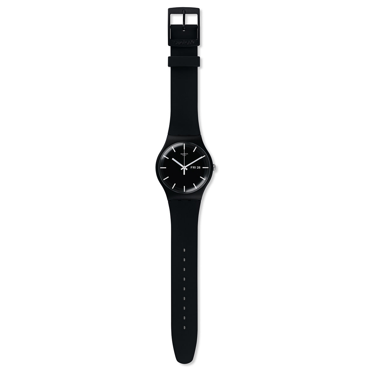 swatch スウォッチ 腕時計 メンズ レディース オリジナルズ ニュージェント モノ・ブラック Originals New Gent MONO BLACK SUOB720