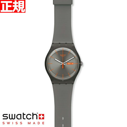 swatch スウォッチ 腕時計 メンズ レディース オリジナルズ ニュージェント ワーム リブル Originals New Gent WARM REBEL SUOM702