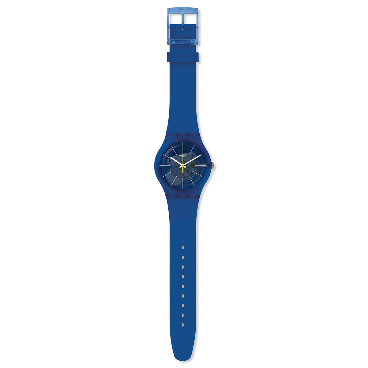 swatch スウォッチ 腕時計 メンズ レディース オリジナルズ ニュージェント ブルー・シロップ Originals New Gent BLUE SIRUP SUON142