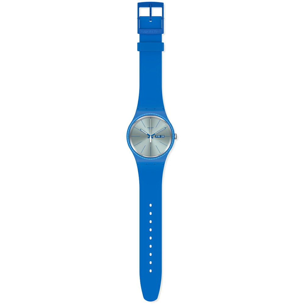 swatch スウォッチ 腕時計 メンズ レディース オリジナルズ ニュージェント ブルー・レイルズ Originals New Gent BLUE RAILS SUON714