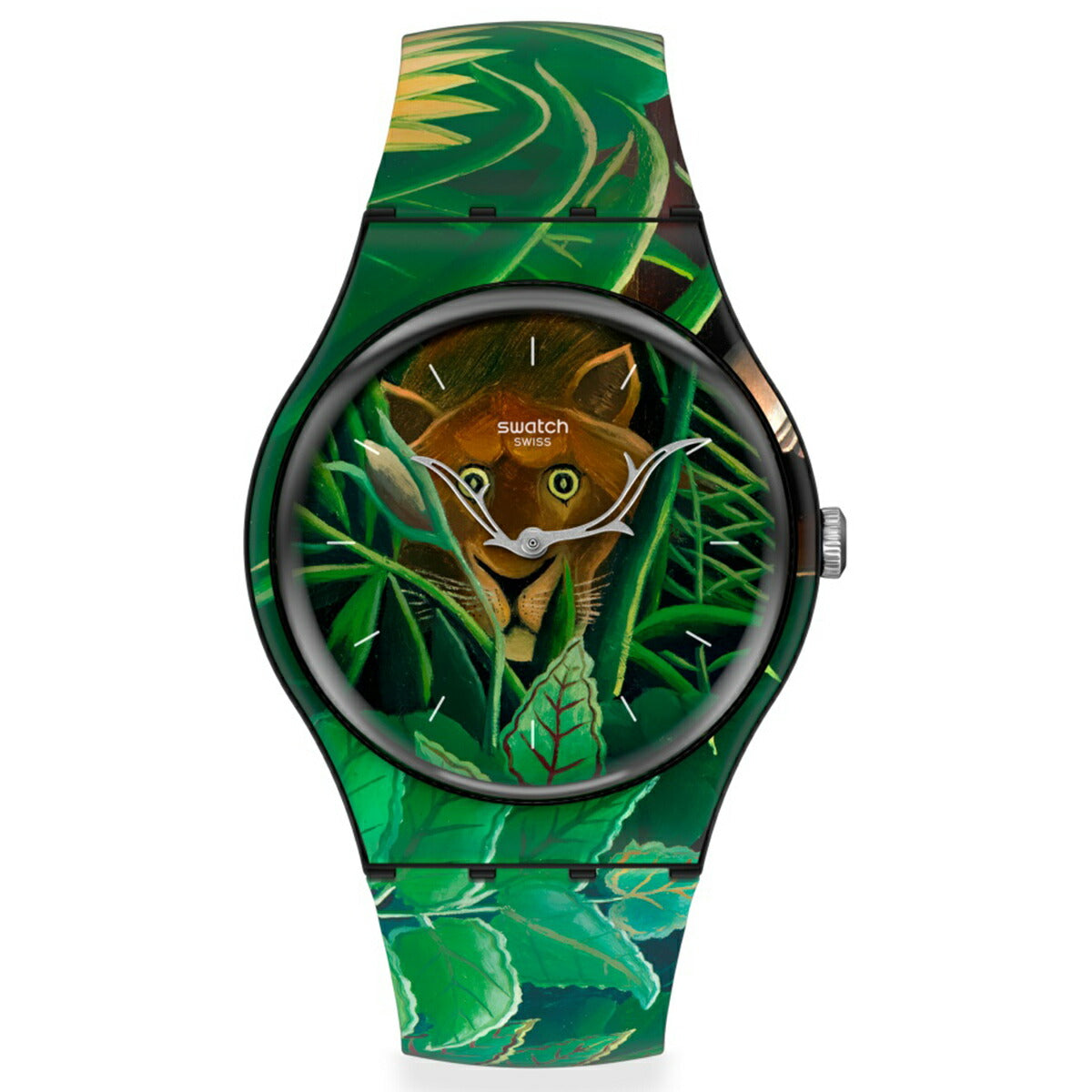 swatch スウォッチ MoMA 腕時計 メンズ レディース ニュージェント ザ・ドリーム・バイ・アンリ・ルソー ザ・ウォッチ New Gent THE DREAM BY HENRI ROUSSEAU、THE WATCH SUOZ333