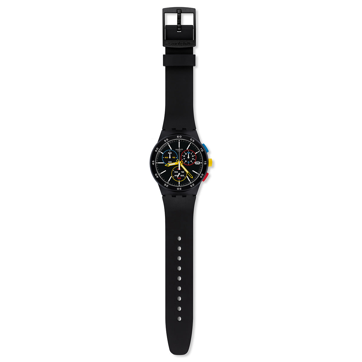 swatch スウォッチ 腕時計 メンズ レディース オリジナルズ クロノプラスチック ブラック・ワン Originals Chrono Plastic BLACK-ONE SUSB416