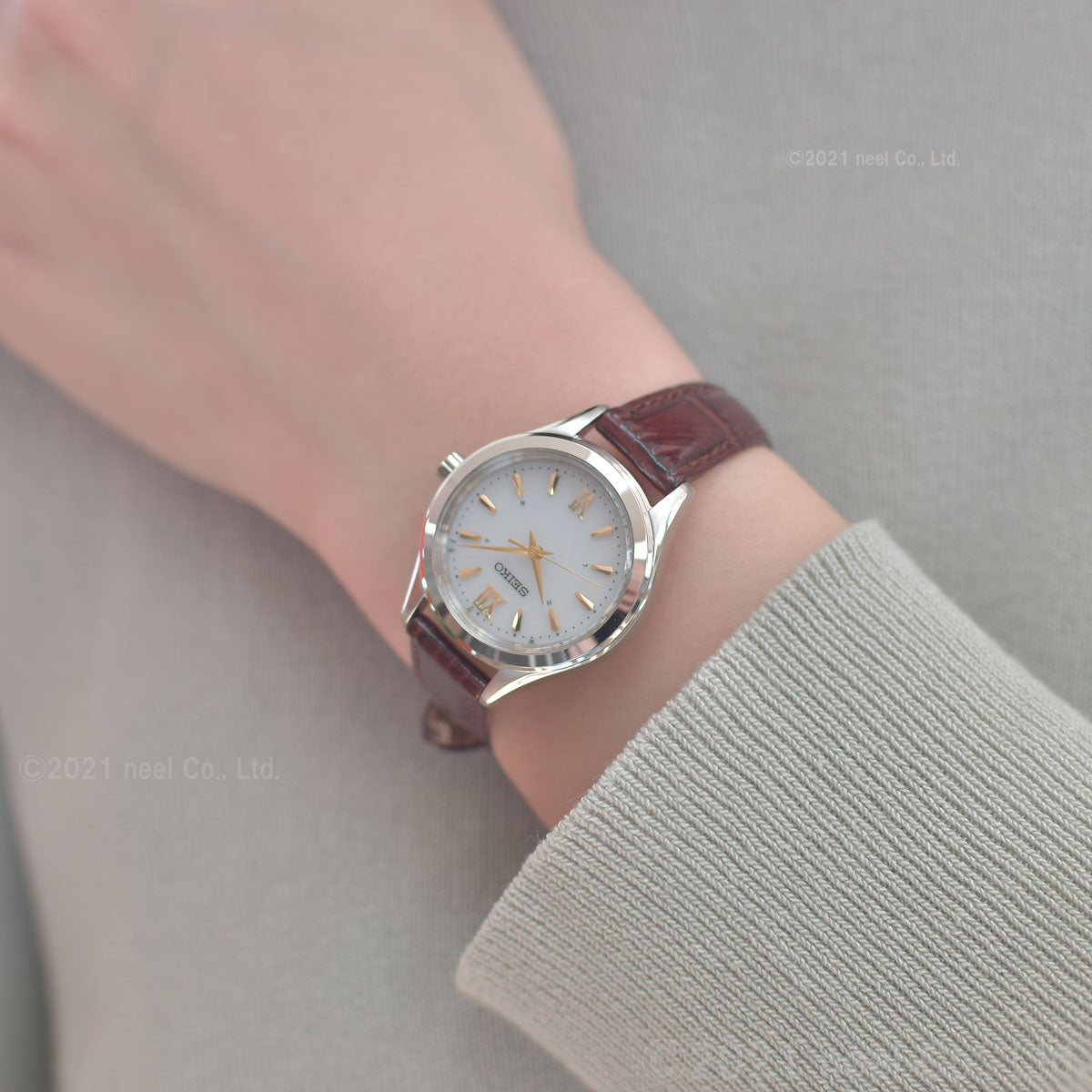 セイコー セレクション SEIKO SELECTION ソーラー 電波時計 腕時計 レディース SWFH115