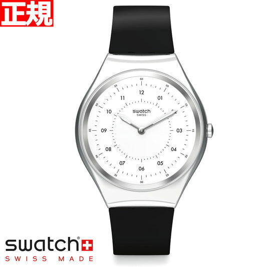 swatch スウォッチ 腕時計 メンズ レディース スキン アイロニー スキンノワールアイロン Skin Irony SKINNOIRIRON SYXS100