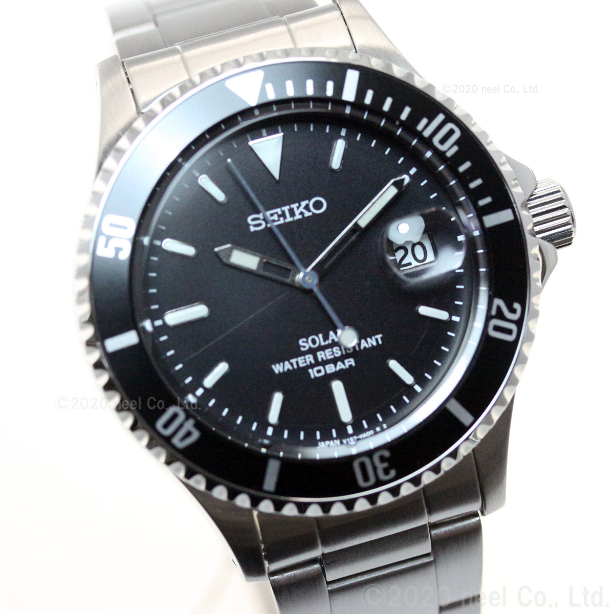 セイコー ソーラー SEIKO SOLAR ショップ限定モデル ヴィンテージデザイン 腕時計 メンズ SZEV011