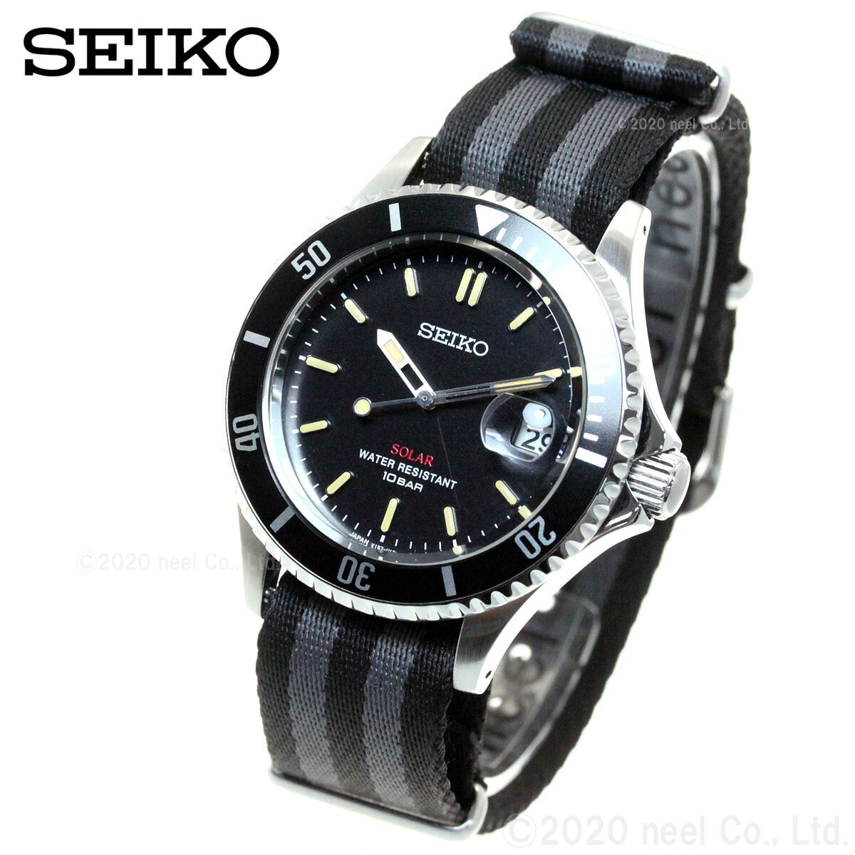 セイコー ソーラー SEIKO SOLAR ショップ限定モデル ヴィンテージデザイン 腕時計 メンズ SZEV014 – neel selectshop