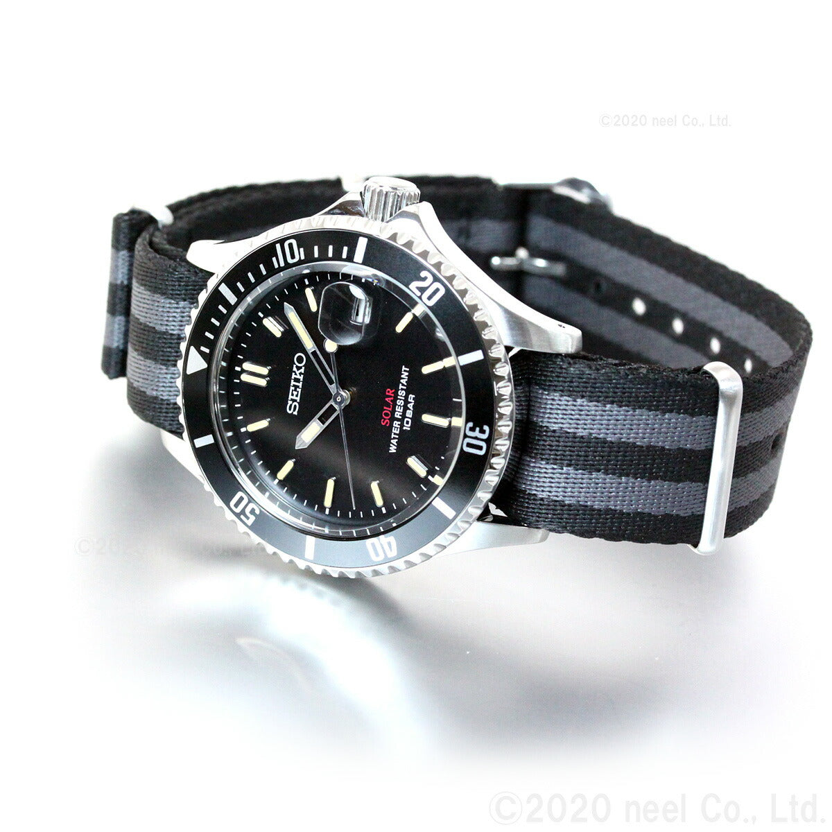 セイコー ソーラー SEIKO SOLAR ショップ限定モデル ヴィンテージデザイン 腕時計 メンズ SZEV014