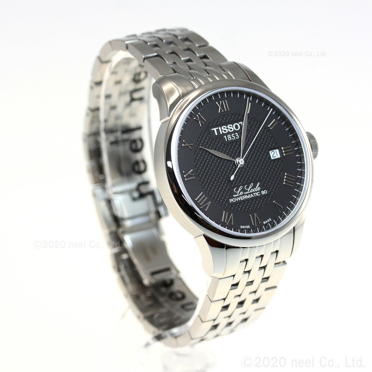 ティソ TISSOT 腕時計 メンズ T006.407.11.053.00 T-クラシック ル・ロックル パワーマティック 80 39mm 自動巻き（POWERMATIC 80.811/手巻き付） ブラックxシルバー アナログ表示