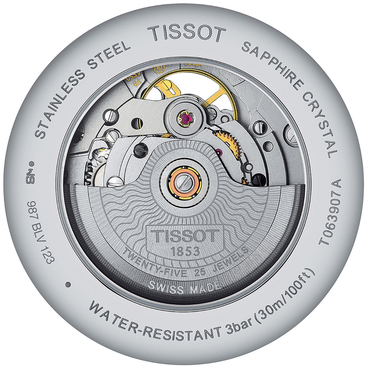 【36回分割手数料無料！】ティソ TISSOT 腕時計 メンズ トラディション オートマティック オープンハート TRADITION AUTOMATIC OPEN HEART 自動巻き T063.907.16.058.00