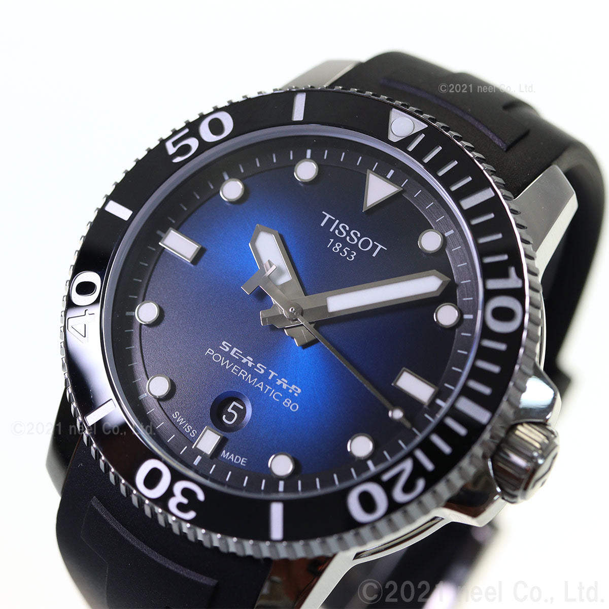 【36回分割手数料無料！】ティソ TISSOT 腕時計 メンズ シースター 1000 オートマティック SEASTAR 1000 POWERMATIC 80 自動巻き T120.407.17.041.00