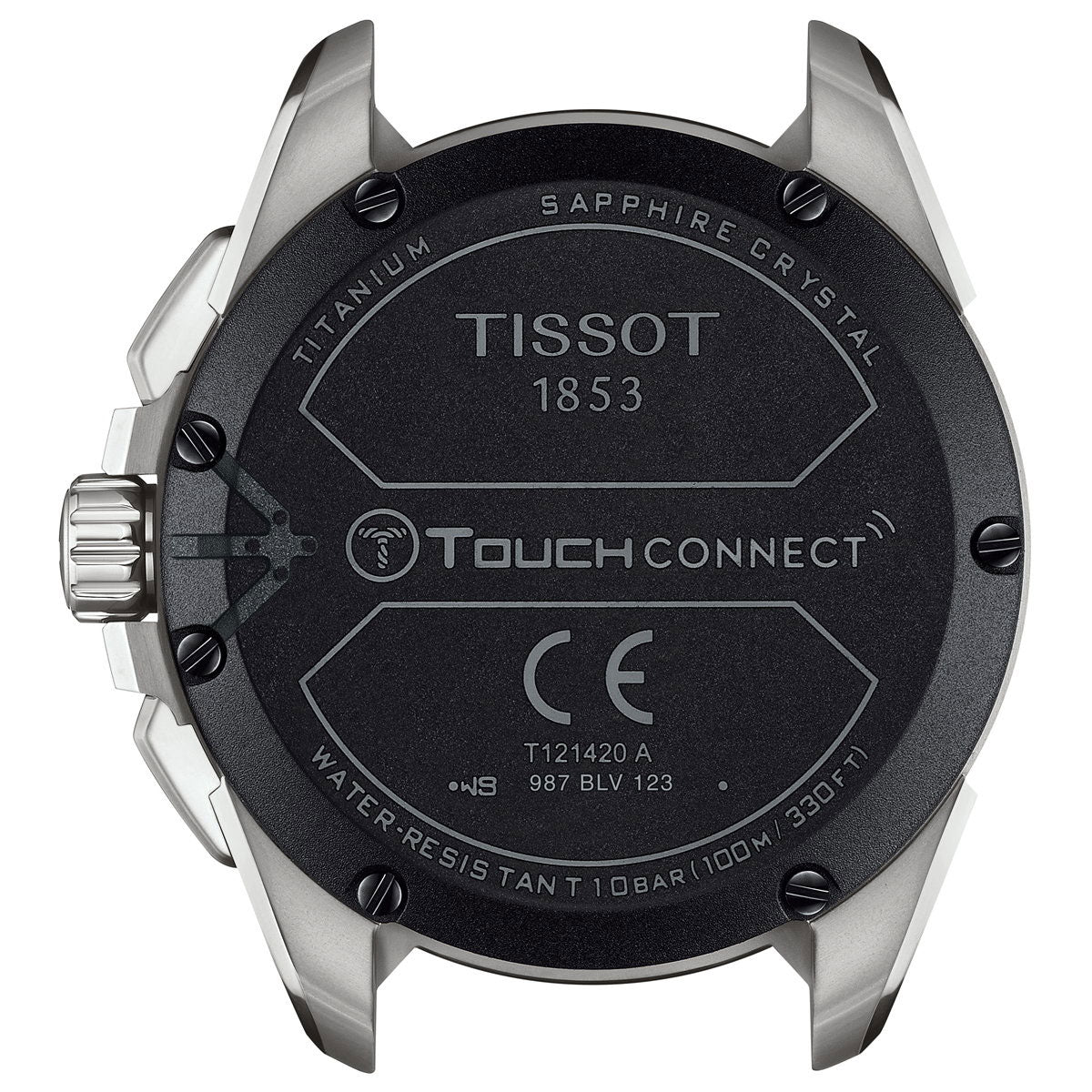 【36回分割手数料無料！】TISSOT ティソ 腕時計 T-TOUCH CONNECT SOLAR Tタッチ コネクトソーラー T121.420.47.051.00 10気圧防水 サファイアガラス チタンケース T1214204705101
