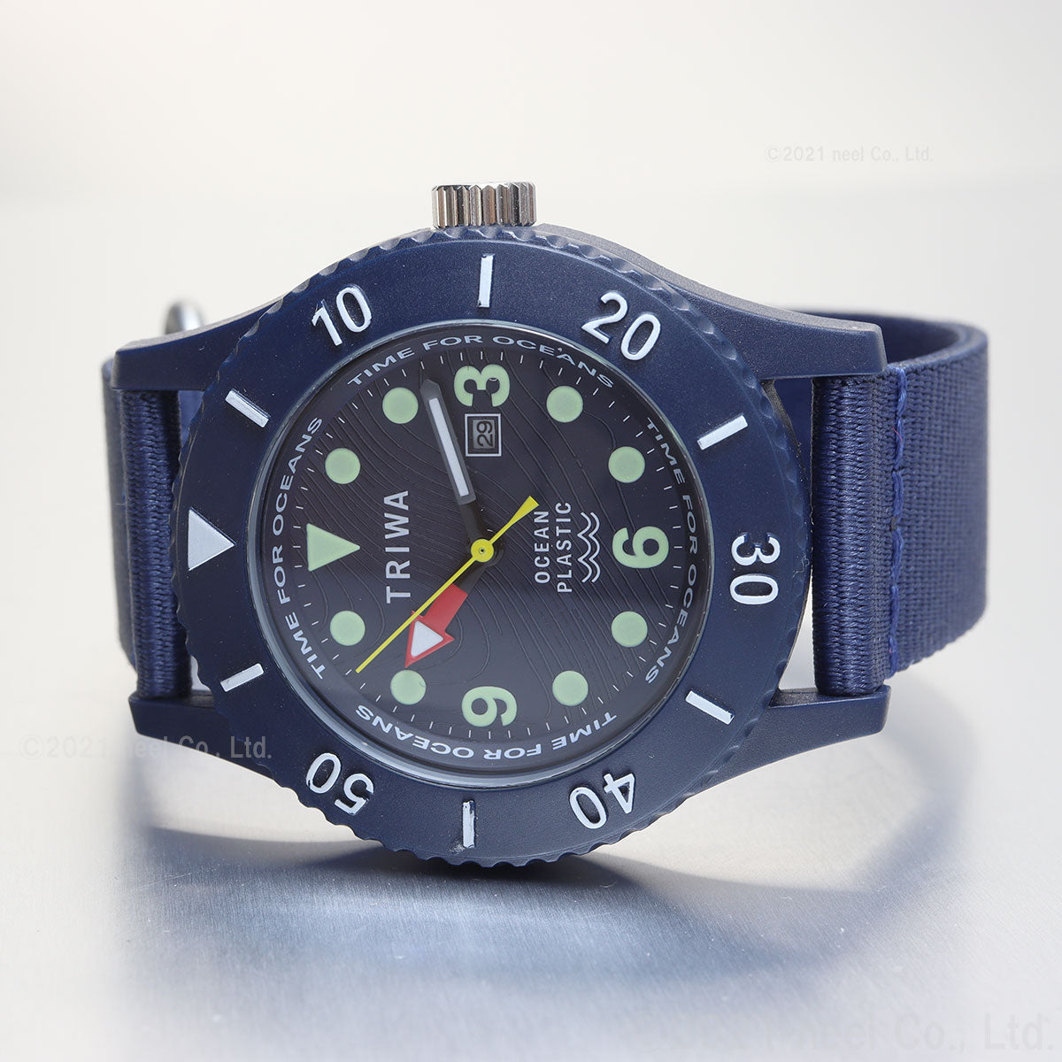 トリワ TRIWA 腕時計 メンズ レディース タイムフォーオーシャンズ サブマリーナ ディープブルー TIME FOR OCEANS SUBMARINER TFO202-CL150712