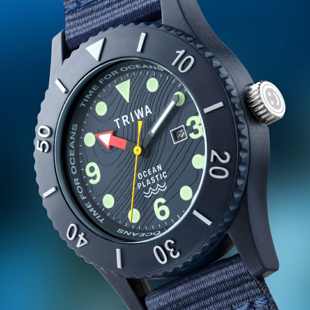 トリワ TRIWA 腕時計 メンズ レディース タイムフォーオーシャンズ サブマリーナ ディープブルー TIME FOR OCEANS SUBMARINER TFO202-CL150712