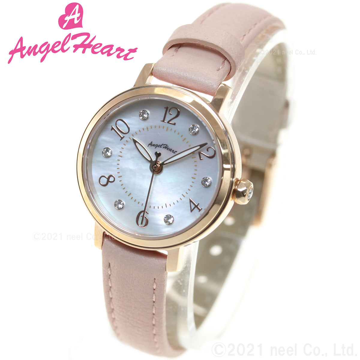 エンジェル ハート Angel Heart 腕時計 レディース THN24P-PK トゥインクルハート ホワイト