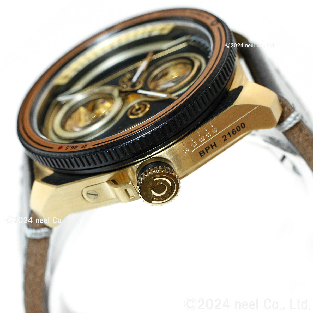 タックス TACS 腕時計 メンズ レディース ツインレンズ TWIN LENS 自動巻き TS2002B レトロ ゴールド