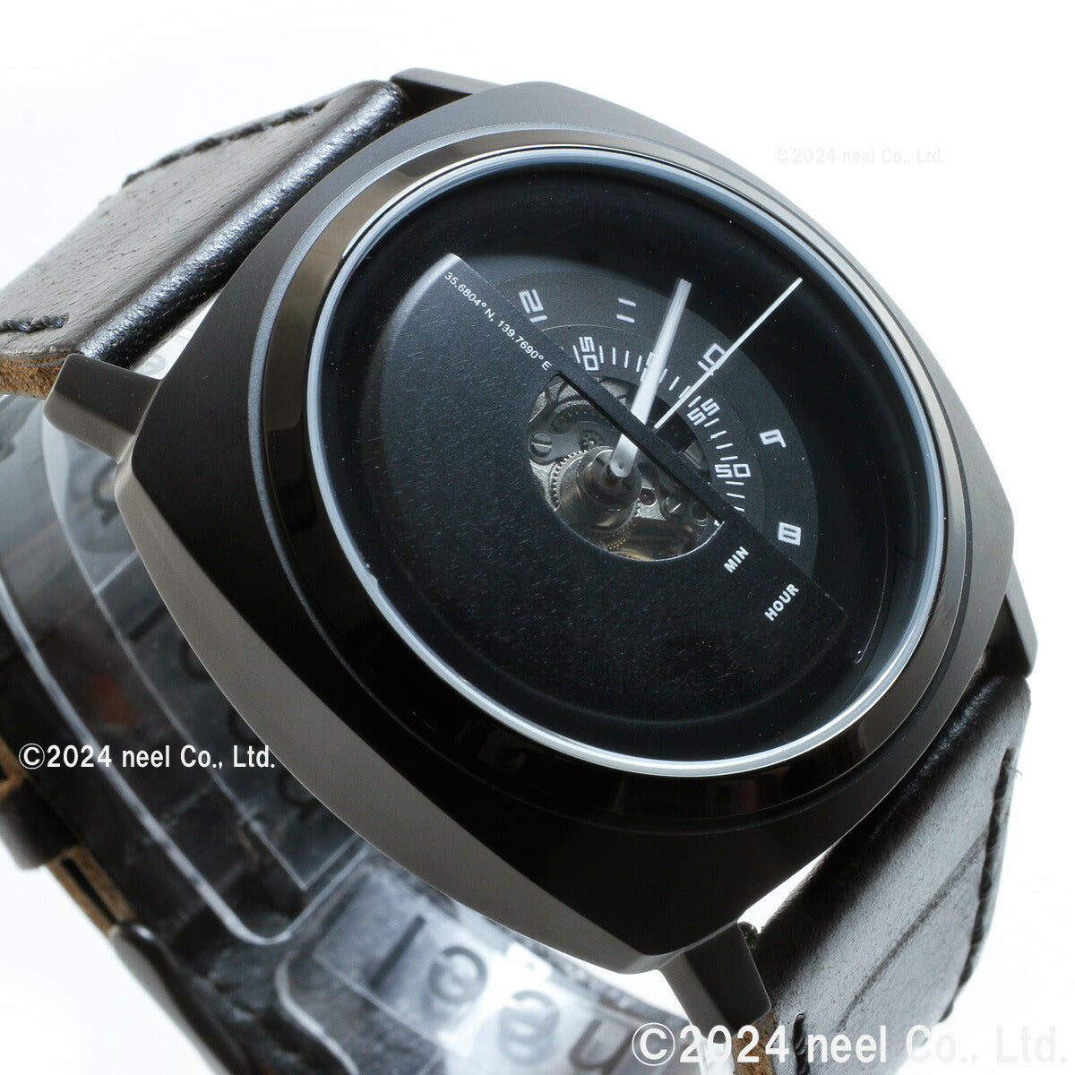 タックス 腕時計 TACS MASK PLAYER AUTOMATIC マスクプレーヤー オートマチック TS2101A 自動巻き 機械式時計 ホーウィン社製 レザーベルト 日本製ムーブメント