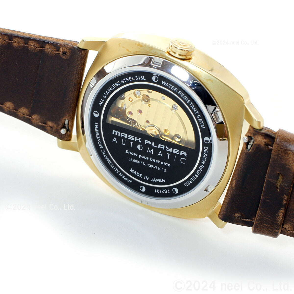 タックス TACS 腕時計 メンズ レディース マスクプレーヤー オートマチック MASK PLAYER AUTOMATIC 自動巻き TS2101C