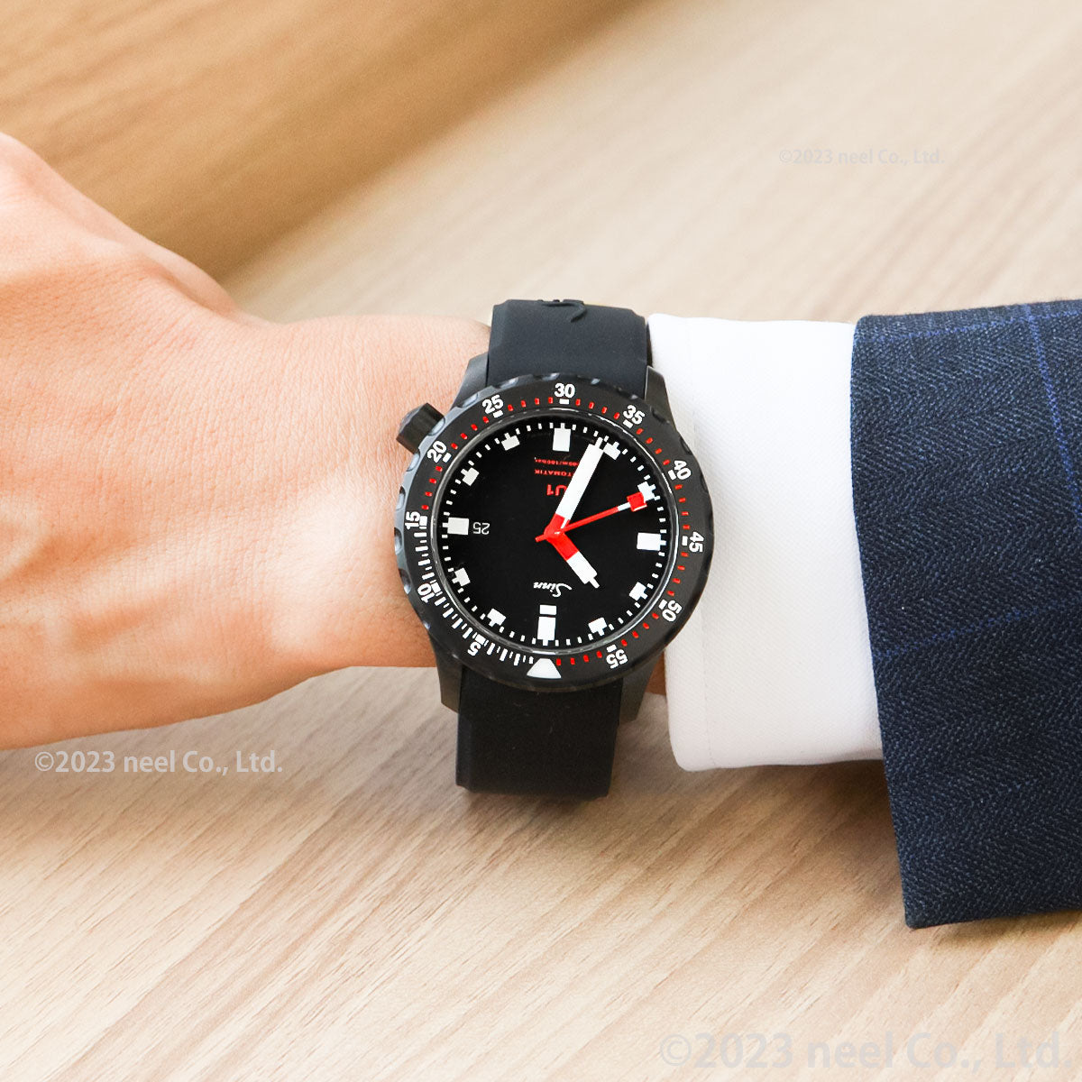 【60回分割手数料無料！】Sinn ジン U1.S 自動巻き 腕時計 メンズ Diving Watches ダイバーズウォッチ シリコンストラップ  ドイツ製