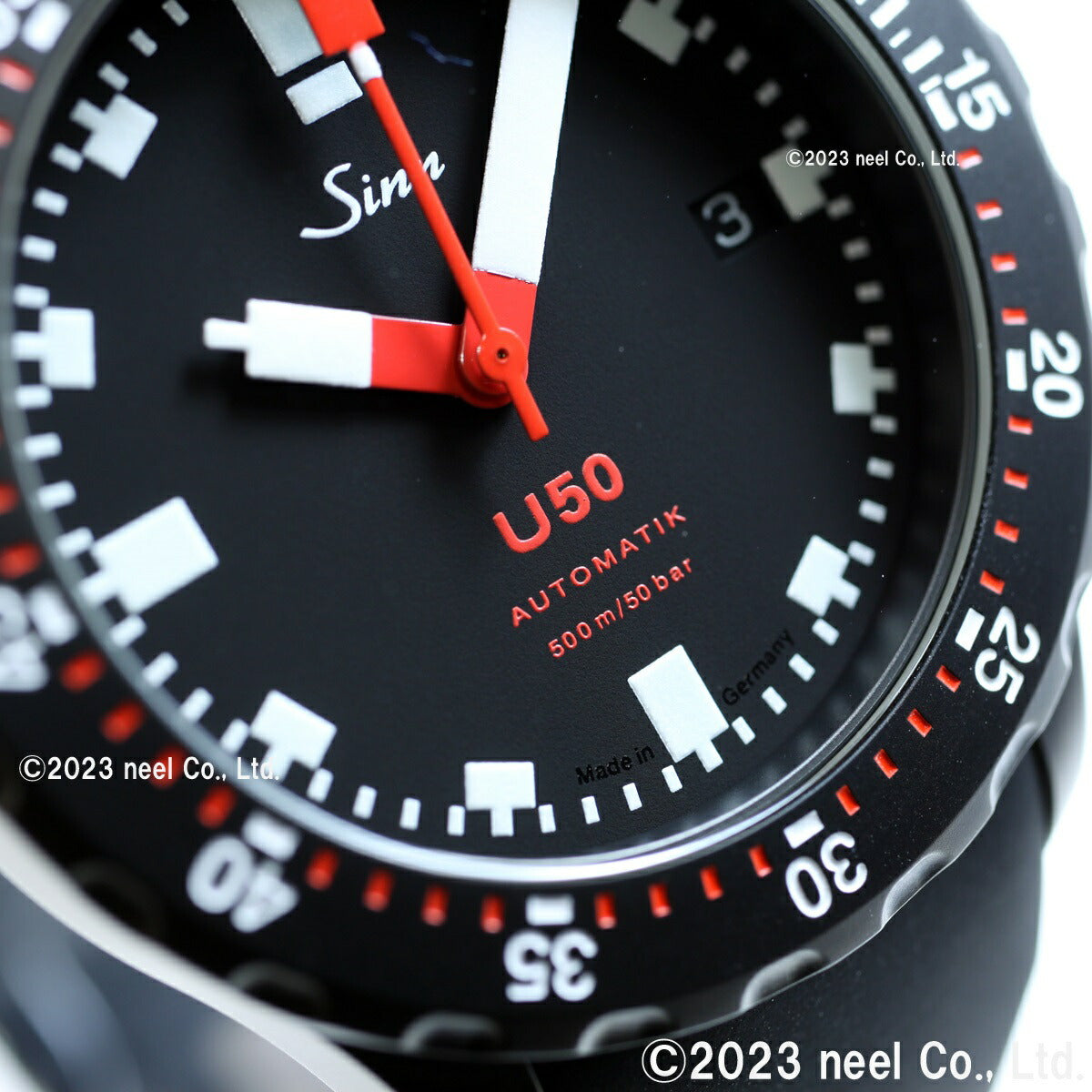 Sinn ジン U50.S 自動巻き 腕時計 メンズ Diving Watches ダイバーズウォッチ シリコンストラップ ドイツ製【60回分割手数料無料！】