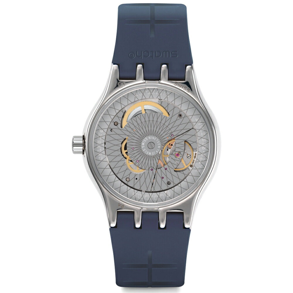 swatch スウォッチ 腕時計 メンズ レディース アイロニー システム51 ブルーラング Irony Sistem51 BLURANG 自動巻き YIS430